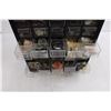 Image 3 : Rare & Polished Stones Collection with 35-Drawer Organizer Shelf 13" x 13" x 6.5"