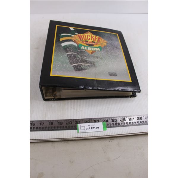 Hockey Card Album with Contents