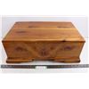 Image 1 : Cedar Storage Box 21" x 13" x 8" - Lock Latch Missing