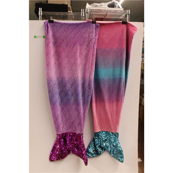 (2) Mermaid Tails- Approx. 58" Long