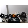 Image 3 : Kids' Hockey Equipment Lot- Bauer M10 Helmet 48-52 Cm, Pants, Pads, Jersey, Misc.