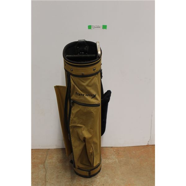 Fairway Golf Caddy 34" Tall & Spalding Club 34.25" Tall