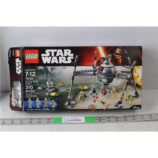 Star Wars Homing Spider Droid Lego Set- As Is