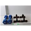 Image 1 : (2) Push Up Bars, (2) 10 Lb. Weights