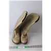 Image 1 : Beige Cowboy Boots-7.5