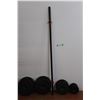 Image 1 : *Barbell with (8) Weights- 5 Kg, 2.5 Kg, 1 Kg WILL NOT SHIP
