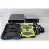 Image 3 : Electronics Lot- MBox Studio, JVC Car Stereo, (2) Tablet Cases, Misc.