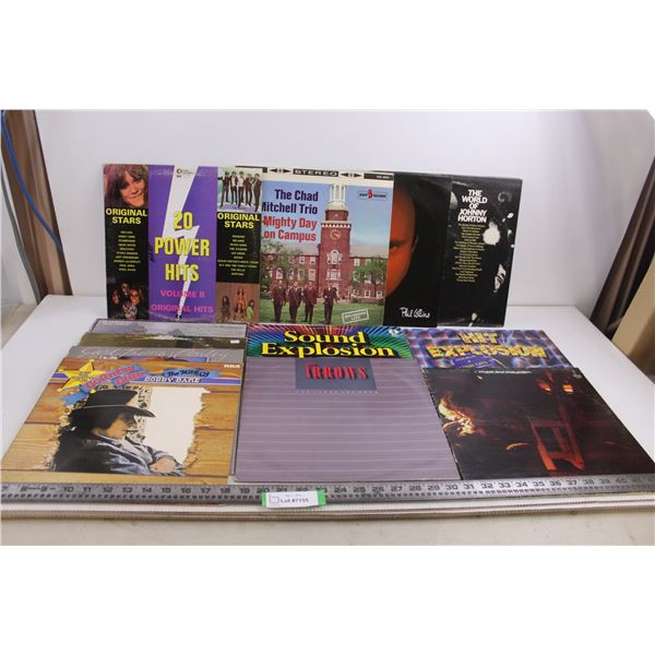 (12) Vinyl Records (Phil Collins, Johnny Horton, Bruce Cockburn)