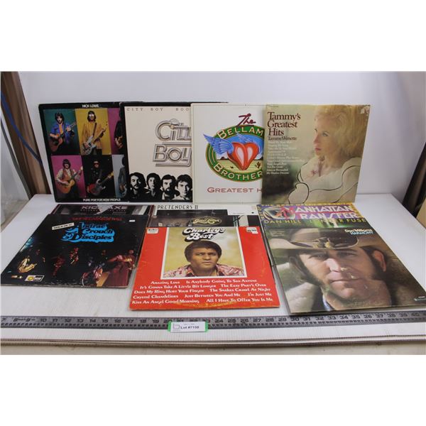 (12) Vinyl Records (Charley Pride, Tammy Wynette, Don Williams)