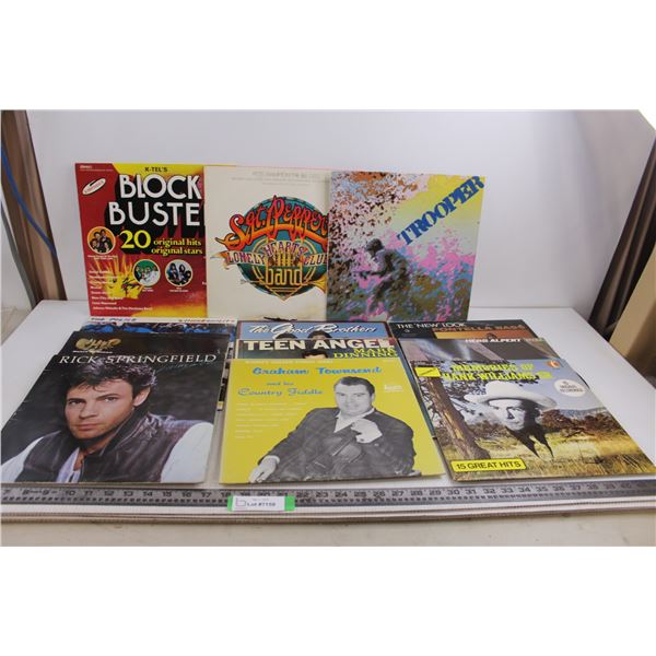 (12) Vinyl Records (Trooper, Cher, The Police)