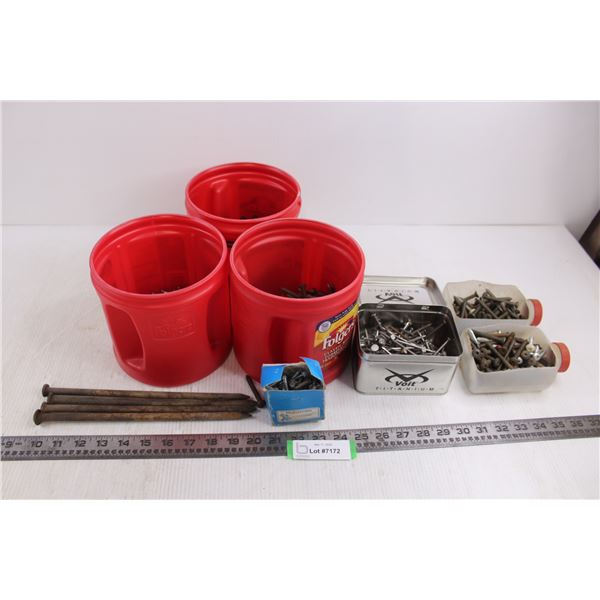 Assorted Hardware (Bolts & Nails)
