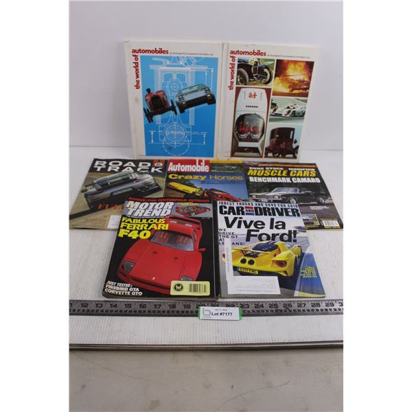 (7) Automotive Books & Magazines