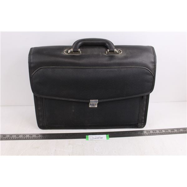 Nylon Expandable Briefcase - Lock Broken - As is