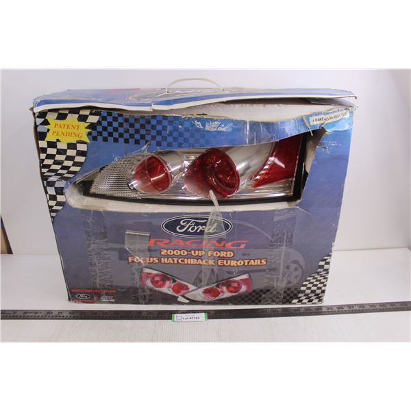 Pair of Ford Racing 2000-Up Focus Hatchback Euro Tails - 1 Light Pack Sealed - Box 23.5" x 18" x 8.5