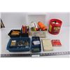 Image 1 : Assorted Hardware Lot, Shop Chemicals, Tape Rolls, Pens & Pencils, Misc. - CANNOT BE SHIPPED!!!