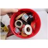 Image 3 : Assorted Hardware Lot, Shop Chemicals, Tape Rolls, Pens & Pencils, Misc. - CANNOT BE SHIPPED!!!