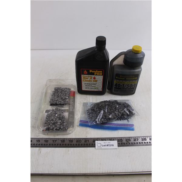 Oregon Chainsaw Chains, Chain Oil & 2 Stroke Oil (Partials) - CANNOT BE SHIPPED!!!