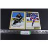 Image 1 : (2) Jumbo Beehive NHL Hockey Cards (Wayne Gretzky 96-97, Mario Lemieux with Autograph)