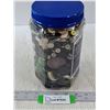 Image 1 : Large Plastic Container full of Buttons