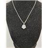 Image 2 : 925 Silver Necklace with Silver Snowflake Pendant