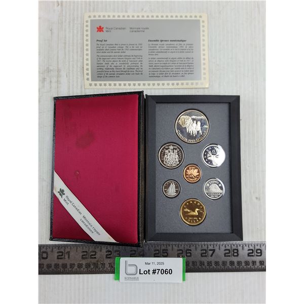 1992 Proof Set of Canadian Coins in Book
