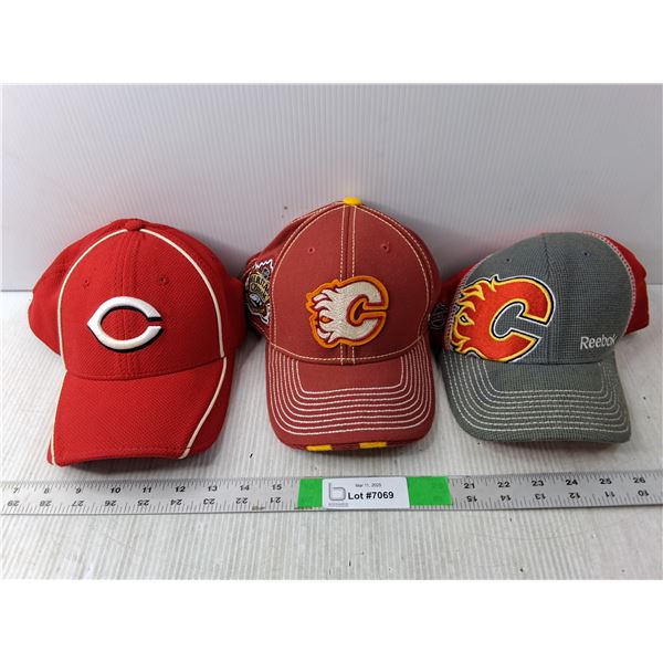 (3) Sports Ball Caps