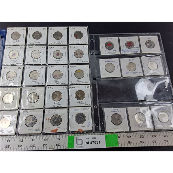Canadian Collector Quarters