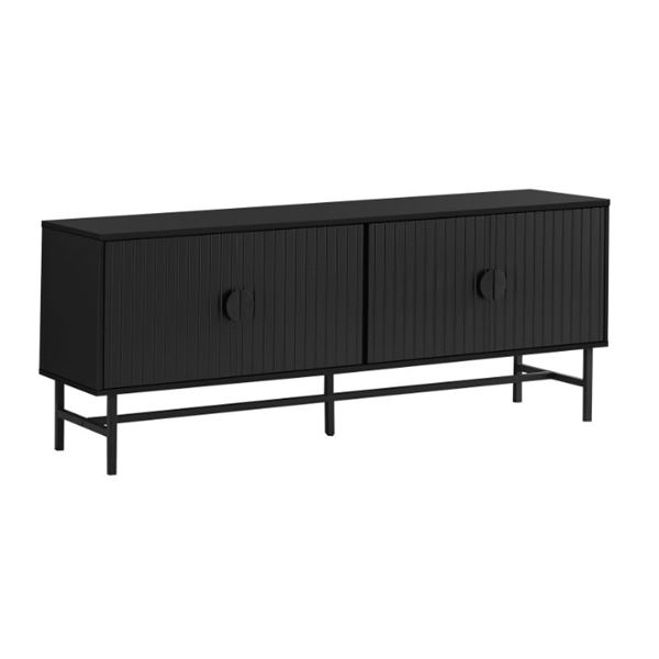 MONARCH 60" TV STAND WITH 2 CLOSED CABINETS, RETAIL $371
