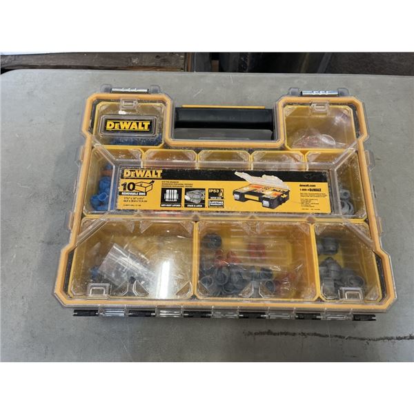 DEWALT ORGANIZER WITH CONTENTS