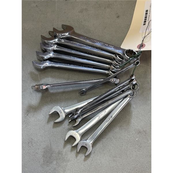 13 SNAP ON METRIC WRENCHES