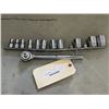Image 1 : 11 SNAP ON SOCKETS IN HOLDER AND MASTERCRAFT WRENCH