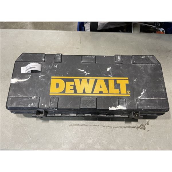 DEWALT RECIP SAW WITH EXTRA BLADES IN CASE