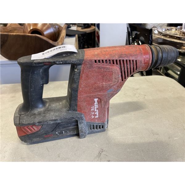 HILTI HAMMER DRILL, UNTESTED, DEAD BATTERY