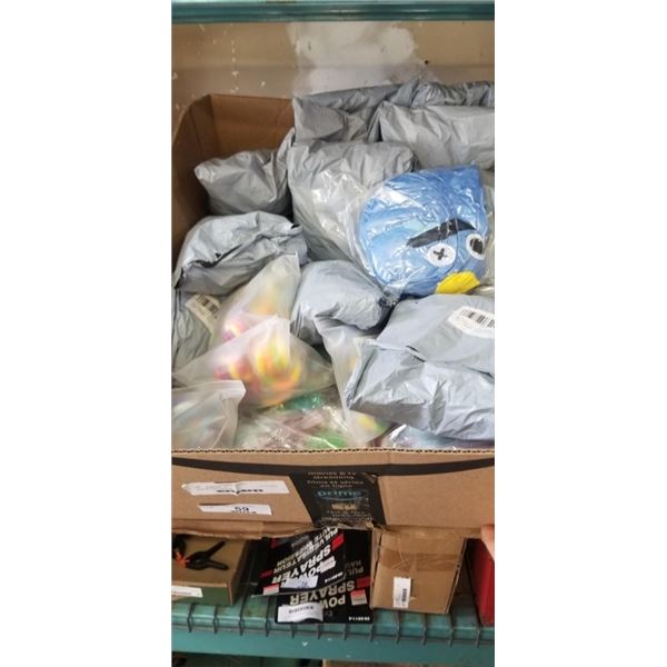 BOX OF VARIOUS NEW ITEMS