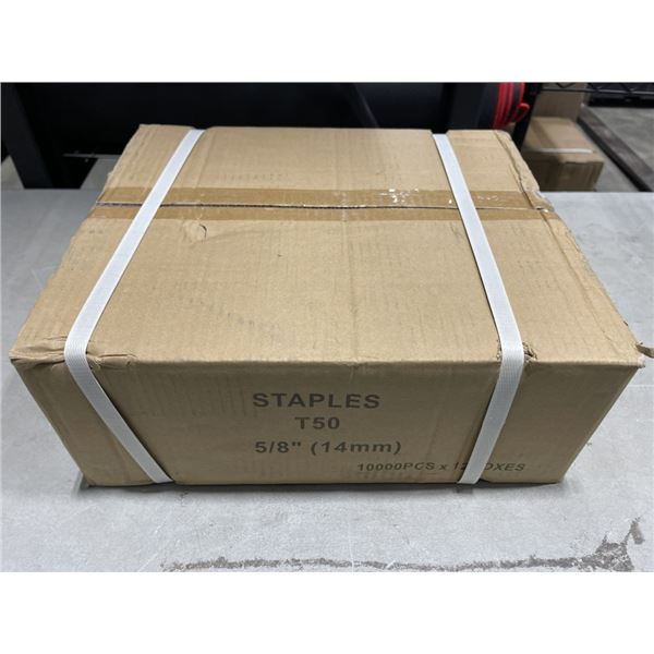 CASE OF T50 5/8  STAPLES