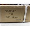 Image 2 : CASE OF T50 5/8" STAPLES