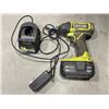 Image 1 : RYOBI 18V DRILL WITH 4AH BATTERY AND CHARGER, WORKING