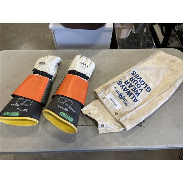 SALISBURY LINESMAN GLOVES, 14 INCH LENGTH