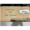 Image 2 : CASE OF T50 5/8" STAPLES