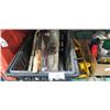 Image 1 : BASKET OF TOOLS AND TROLLEY JACK