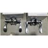 Image 6 : 6 NEW PRIVACY LOCKING DOOR HANDLES US26D SATIN FINISH, 3 RIGHT HAND AND 3 LEFT HAND OPEN