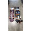 Image 1 : ARBOR LONGBOARD AND 2 SKATEBOARDS