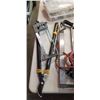 Image 4 : HANDSAWS, WELDING TORCH, LOPPERS AND 2 ORGANIZERS WITH CONTENTS