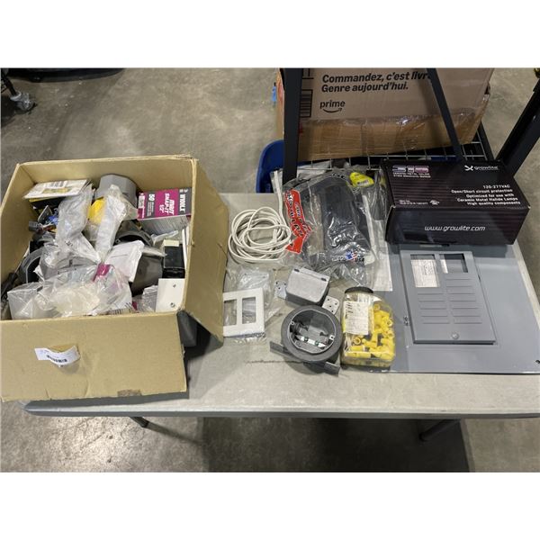 LOT OF ELECTRICAL SUPPLIES