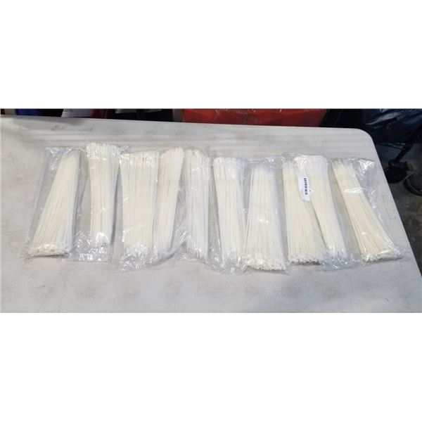10 PACKS OF 10" ZIP TIES