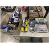 Image 1 : ASSORTED RC CAR PARTS, SMALL TOOL BOXES AND PARTS ORGANIZER