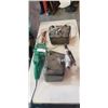Image 1 : 2 VINTAGE HALOGEN OUTDOOR LIGHTS, AND ELECTRIC HEDGE TRIMMER