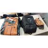 Image 1 : THERMOS BACKPACK, 2 BASEBALL GLOVES AND RIDGID COOLER PACK