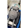 Image 2 : FOLDING BLUE WAGON, SHOPPING CART AND STOOL