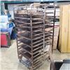 Image 1 : ROLLING BAKERS RACK WITH TRAYS